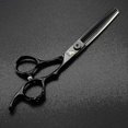 thumbnail image 3 of Tijeras profesionales para cortar cabello 440c de 6,0" - Tijeras para mezclar/adelgazar/texturizar el cabello de salón, 3 of 5