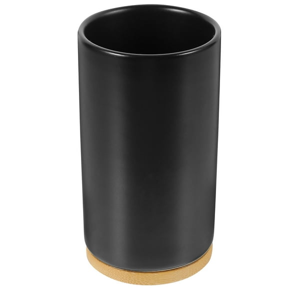 HAMPPLIES Bathroom Tumbler Ceramic Minimalist For Daily Use 1 Ceramic Cup 4.99X2.75X2.75in
