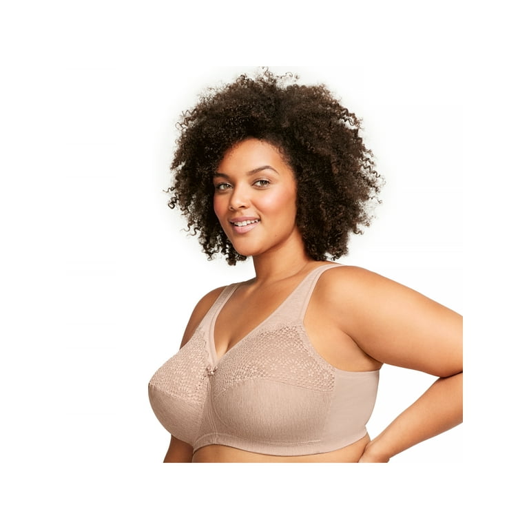 Glamorise Women's Full Figure Plus Size MagicLift Active Wirefree Support  Bra - Macy's