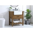 thumbnail image 2 of 30 inch single bathroom vanity in green with backsplash, 2 of 8
