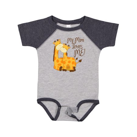 

Inktastic My Mimi Loves Me! Gift Baby Boy or Baby Girl Bodysuit