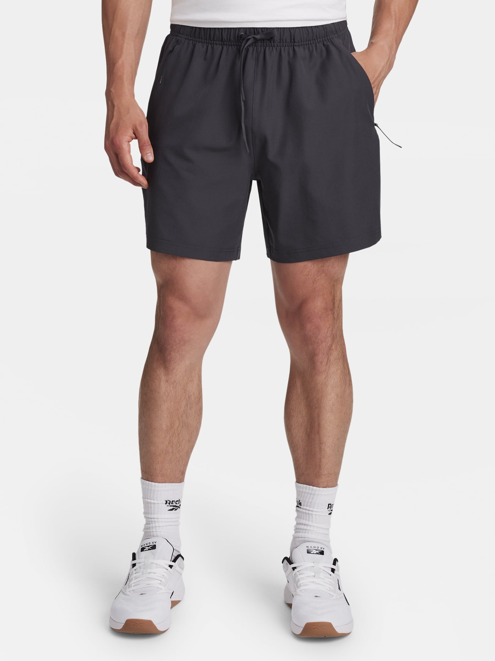 Reebok Men's and Big Men's Match Woven Short, 6" Inseam, Sizes XS-5XL