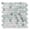 Shabby Green, variant on The Tile Life Eterna Hex 4" x 4" Hexagon Shabby Green Glass Mosaic Tile Sample 1 Piece