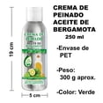 thumbnail image 4 of Crema de Peinado Aceite de Bergamota 250 ml VivoNatural Reducción del Frizz, definición y Flexibilidad del peinado, Fácil de aplicar, 4 of 5