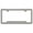 Brushed Nickel, variant on Neo Sport License Plate Frame, Black Chrome