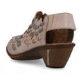 thumbnail image 4 of Rieker Women's Sina 78 Lightweight Low-Heeled Sling-back Shoe (Clay/Lightrose-Silver/Fango, 8), 4 of 6