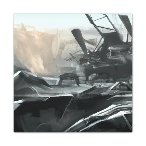 Frozen Tundra Vista - Canvas