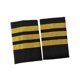 thumbnail image 4 of Charreteras de aerolíneas,Barras de uniformes profesionales para aviación,Hombreras,insignias,deslizadores,charreteras,Insignias de uniforme de avión Rayas de hombro del conductor,Accesorios, 4 of 10