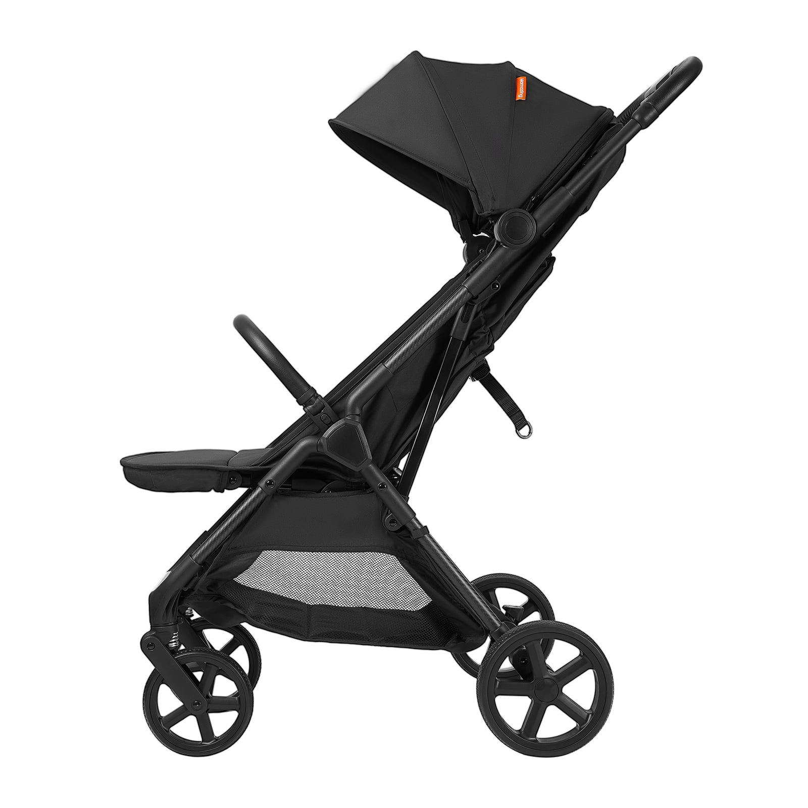 Mamazing Air Lite Travel Stroller, Black，Lightweight Compact One-Hand Fold，6-36m+，1 Count，