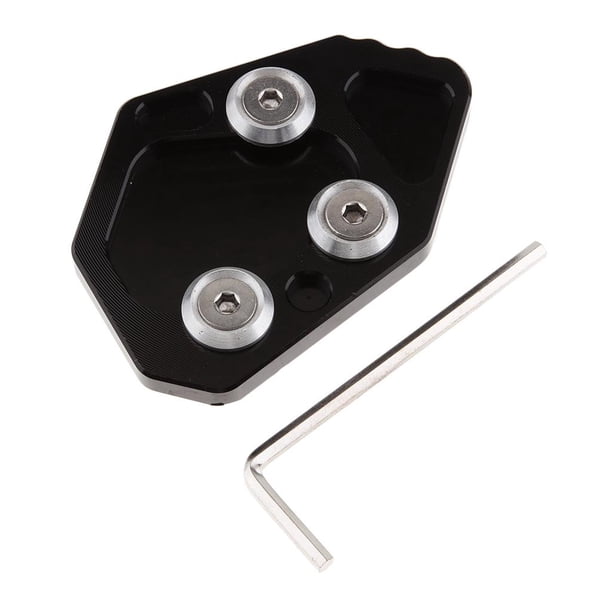 Placa Caballete Lateral Moto para K1300S / R 2009 - 2014 Negro Cola Almohadilla de soporte de pie para motocicleta