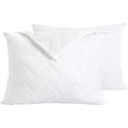 thumbnail image 3 of Waterguard Quilted Pillow Protector - Waterproof and Bed Bug Proof Standard Size Zippered Pillow Protector - Luxury Designed Pillowcases Protects Pillows from Dirt, Dust Mites, Stains, & Spills, 3 of 7