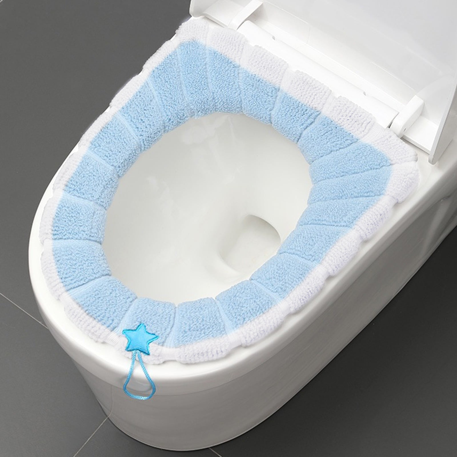 Soft Bathroom Toilet Seat Closestool Washable Warmer Mat Cover Pad Cushion LP 