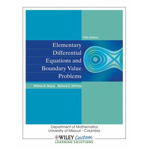 Pre-Owned Elementrary Differential Equations and Boundary Value Problems (Department of Mathematics University of Missouri-Columbia) (Paperback) 1118586875 9781118586877