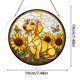 thumbnail image 2 of Acrylic Puzzles Suncatcher Window Hanging 83 Pieces Stained Glass Acrylic Puzzle Song Decoration For Women Men Mom Birthday Home Decor, 2 of 9