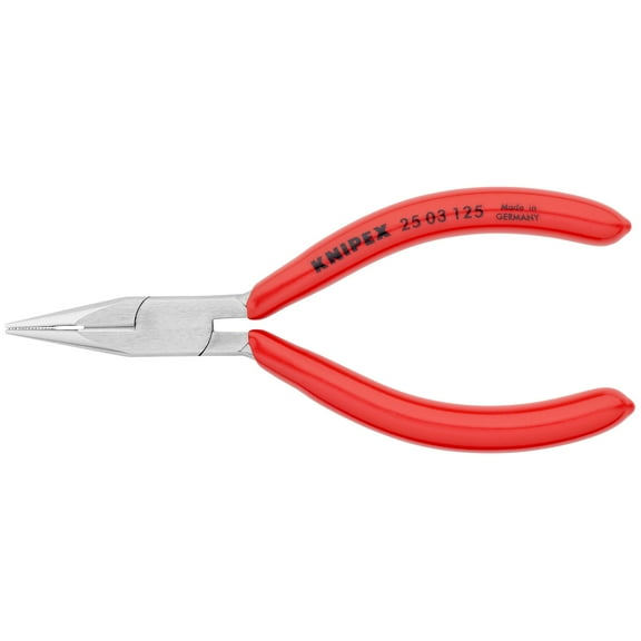 Knipex 5" Snipe Nose Side Cutting Pliers (Radio Pliers) - Plastic Grip