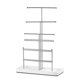thumbnail image 1 of Silver 6-Layer Jewelry Rack Removable Wood Base Earring Jewelry Rack, 1 of 5