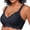 Black, variant on QASIEATN Plus Size Push Up Jelly Bras for Women Solid Color Comfortable Bralettes Womens Everyday Bras