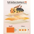thumbnail image 3 of Electric Warming Tray, Portable Food Warmer, Defrosting Tray, Adjustable Temperature, Fast Heating Foldable Hot Plate for Buffet, Party, Family Gatherings, Holiday, Everyday Use, 3 of 10