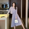 thumbnail image 4 of Traje de dos piezas con falda grande y estilo Hong Kong, estilo primaveral y otoñal, 4 of 4