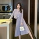thumbnail image 4 of Traje de dos piezas con falda grande y estilo Hong Kong, estilo primaveral y otoñal, 4 of 4