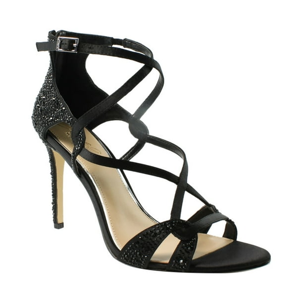 Badgley Mischka - Badgley Mischka Womens Black Sandals Heels Size 8.5 New - Walmart.com