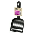 Pet Champion, Stout Cat Litter Scoop, PowderCoated Steel, Black