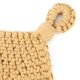 thumbnail image 2 of Cesta colgante Macetas de pared Soporte de maceta de lágrima de yute para frutas (20x19cm) Sywqhk Libre de BPA, 2 of 8