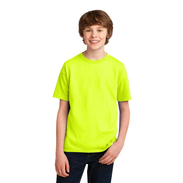 Gildan Boy's Short Sleeve 100 Percent Polyester T-Shirt - 42000B