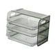 thumbnail image 2 of Estante para platos laterales, organizador para refrigerador, estante multiusos para almacenar alimentos, estante para alimentos de varias capas. verde 3 capas, 2 of 9