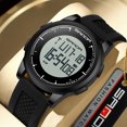 thumbnail image 2 of Digital Watches for Men Women Waterproof Unique Watch Stopwatch Countdown Alarm Analog Silicone Strap  Case, 2 of 10