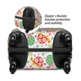 thumbnail image 4 of Lsque Turtle Flower Printed Luggage Cover, Travel Luggage Protector,Scratch and Dirt Resistant, Fits 18-32 Inch Luggage - Medium, 4 of 9