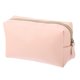 thumbnail image 1 of Bolsa de maquillaje de cuero PU, bolsa de viaje para cosméticos, bolsa de maquillaje grande, bolsa organizadora de brochas de maquillaje, bolsa de aseo para mujer, tamaño M, rosa, 1 of 1