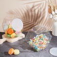 thumbnail image 5 of 2Pcs Hexagonal Plastic Candy Jar Clear Cookie Containers for Snacks 6.3x4.1x7 inch Clear Wide Mouth Storage Display Jar for Laundry Detergent Kitchen Buffet Snack Display Party Bar, 5 of 6