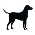thumbnail image 2 of Silhouette Of A Large Dog Standing Still Poster Print By ®H L Oakley Mary Evans (24 X 18), 2 of 4