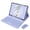 Purple, variant on Detachable Wireless Keyboard Case for 9.7” iPad 5th/6th Gen, iPad Pro 9.7 (2016), Air 1/Air 2, Stand Cover with Pencil Holder, English Keyboard, pink