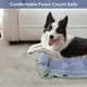 thumbnail image 5 of Cama Rectangular para Mascotas | Cojín de Felpa Extra Grueso para Gatos y Perros | Colchoneta Suave y Cálida | Uso En Interiores y Exteriores | Lavable a Máquina | Amplio y Cómodo | Multicolor 40 X 3, 5 of 6