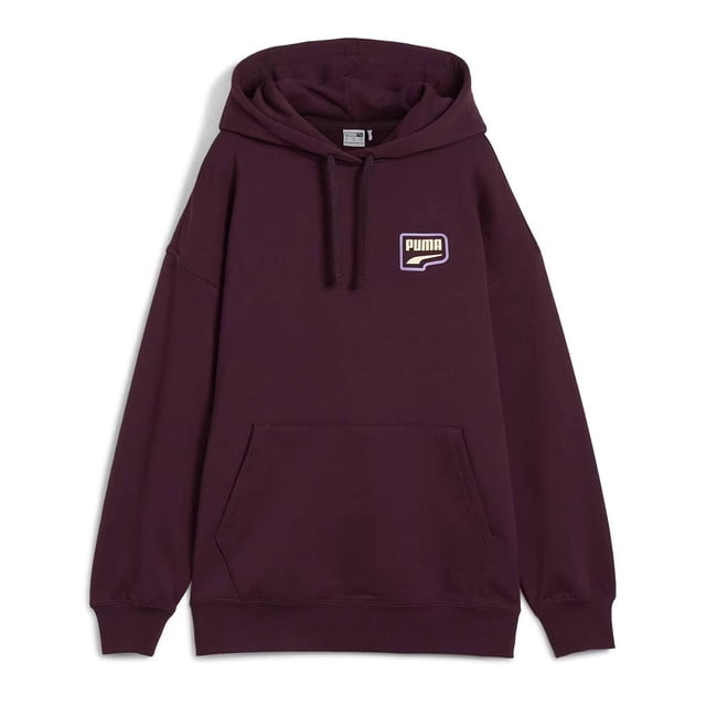 Sudadera Puma Downtown Oversized para Mujer 626658-44 vino XS