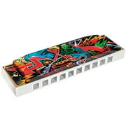 White Cobra Tagged Harmonica Key C