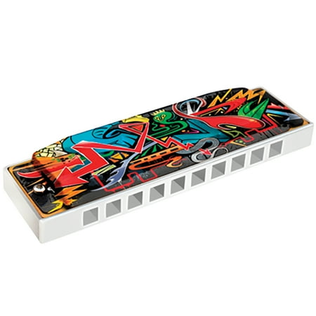 White Cobra Tagged Harmonica Key C