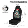 thumbnail image 6 of Psesaysky Christmas Car Front Seat Covers with Santa Tree Pattern, 2-Pack Polyester Auto Covers for Cars Vans and Trucks, 6 of 7