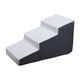 thumbnail image 5 of Rampa para escaleras para perros, camas altas, escalones para mascotas, 3 escalones, estable, resistente, cubierta extraíble y lavable, escalera para Gris oscuro, 5 of 8