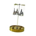 thumbnail image 4 of Candelabro giratorio Gloria de acero inoxidable con bandeja para velas de té, 4 of 8