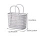 thumbnail image 3 of Portable Bath Basket Bathhouse Bathroom Plastic Bath Wash Basket Storage Basket Storage Basket Bath Basket, 3 of 6