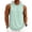Mint Green, variant on Yifymode Men's Tank Top Gym Sleeveless Hoodies Summer Casual Hooded Shirts Muscle Bodybuilding Lightweight Sweatshirts,Mint Green 3XL