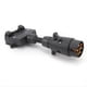 thumbnail image 4 of Adaptador de Remolque Impermeable de 7 Pines, Conector Macho Redondo A Conector Hembra Plano de 7 Pines para Caravana y ., 4 of 7