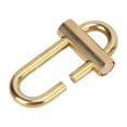 thumbnail image 3 of Slide Locking Carabiner, Lightweight Oval Brass Lock Clip Key Holder Durable Simple  For Hiking, 3 of 8