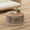 Beige, variant on Outdoor Rattan Round Coffee Table, All-Weather A-cacia Wood Side Table, Handcrafted Coastal Furniture for Patio, Poolside, Garden, Beige