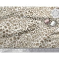 thumbnail image 2 of Soimoi Cotton Jersey Fabric Leopard Animal Skin Printed Craft Fabric by the Yard 58 Inch Wide, 2 of 3