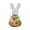 Pink, variant on HuiXinOu Wooden Easter Desktop Ornament White Log Bunny Shape with Colored Egg Accents Home Holiday Scene Decor for Table Shelf and Countertop