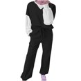 thumbnail image 6 of Npasoilc 2 Piece Outfits For Women Casual Long Sleeve Sweatsuits Sets Sweatshirts With Joggers Sweatpants Trendy Pajamas Tracksuit Baggy Lounge Sets, 6 of 7